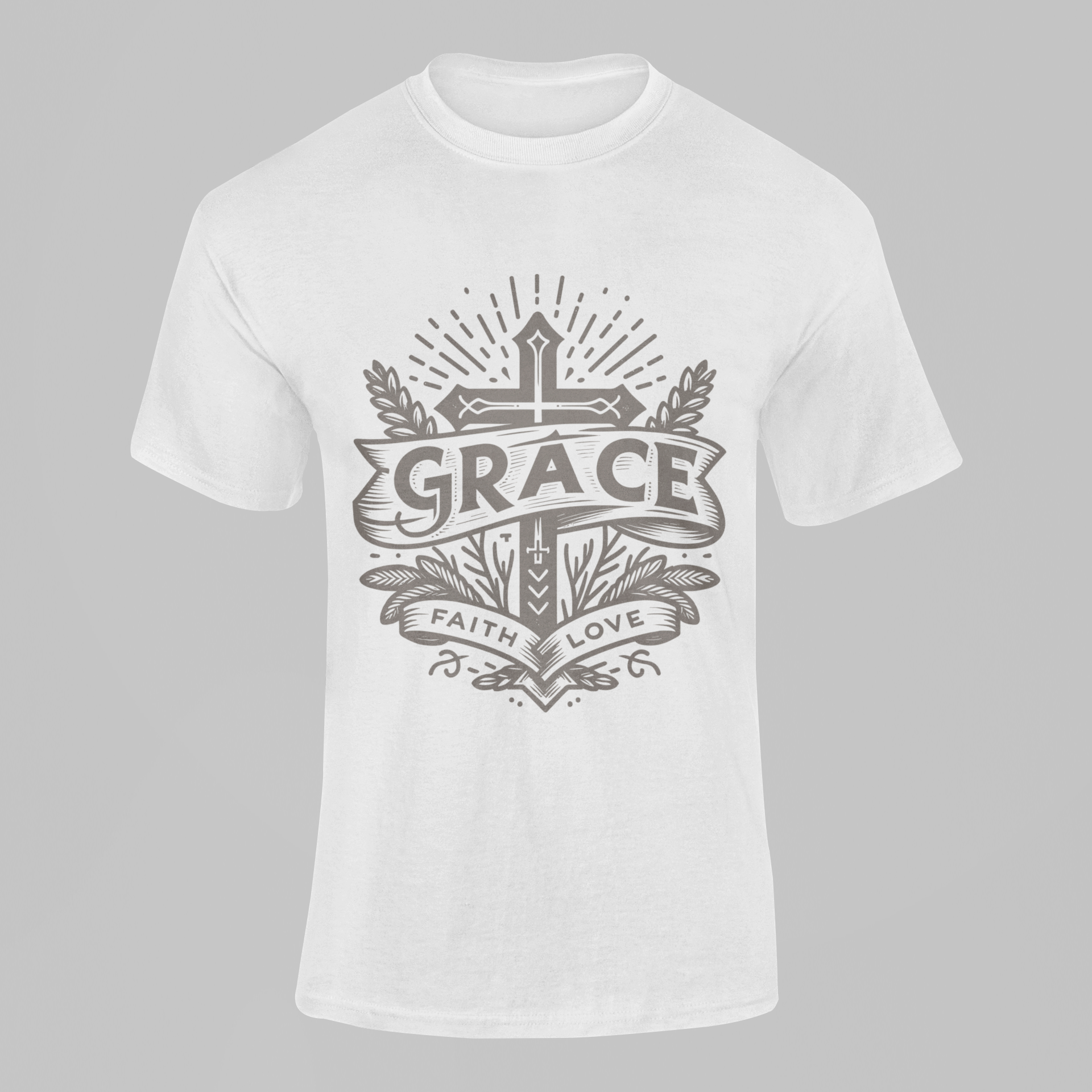 Cross of Grace - LUXURY Men's Tee